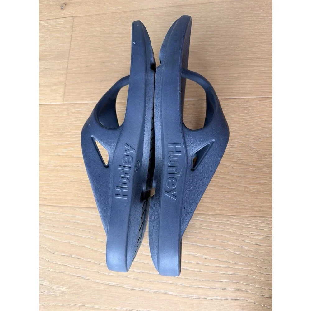 Men’s Hurley Injection Chancletas Flip Flops Sandals Slip On Navy Blue Size 13